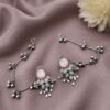 Unique Oxidized Earring With Chain Premium Look stylish ethnic brass jewelry premium statement earrings