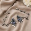 Unique Oxidized Earring With Chain Premium Look stylish ethnic brass jewelry premium statement earrings