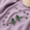 Unique Oxidized Earring With Chain Premium Look stylish ethnic brass jewelry premium statement earrings