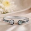 Silver Geometric Bracelet – Premium Stylish Jewelry for Modern Elegance 14 Silver Geometric Bracelet modern stylish premium brass jewelry elegant wrist accessory