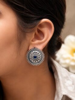 Elegant Floral Stud Earring gorgeous flower design premium brass jewelry stylish fashion accessory