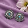 Elegant Floral Stud Earring gorgeous flower design premium brass jewelry stylish fashion accessory