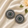 Elegant Floral Stud Earring gorgeous flower design premium brass jewelry stylish fashion accessory