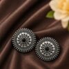 Elegant Floral Stud Earring gorgeous flower design premium brass jewelry stylish fashion accessory