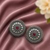 Elegant Floral Stud Earring gorgeous flower design premium brass jewelry stylish fashion accessory