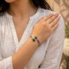 Oxidized Stylish Bracelet elegant ethnic brass jewelry premium polish fashionable wrist accessory