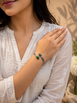 Oxidized Stylish Bracelet elegant ethnic brass jewelry premium polish fashionable wrist accessory