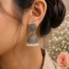 Dangler Jhumka Earring Elegant Traditional Brass Jewelry Premium Polish