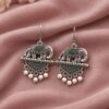 Elephant Hook Earring Unique Traditional Brass Jewelry Premium Polish