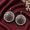 Silver Floral Bugadi Elegant Traditional Floral Brass Jewelry Premium Polish