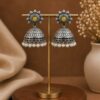 Elegant Jhumka Earring Traditional Brass Jewelry Premium Polish Ethnic Fashion