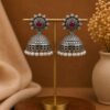 Elegant Jhumka Earring Traditional Brass Jewelry Premium Polish Ethnic Fashion