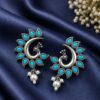 Elegant Peacock Earring traditional brass jewelry premium polish festive fashion accessory