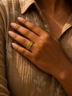 Anti Tarnish Rings Bridal Wear Open Ring for Stylish Women