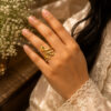 Anti Tarnish Rings Designer Fashion Luxury Ring with Timeless