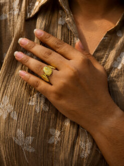 Anti Tarnish Rings Adjustable Contemporary Open Ring for Her