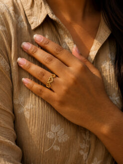 Anti Tarnish Rings Stylish Open Ring for Modern Women
