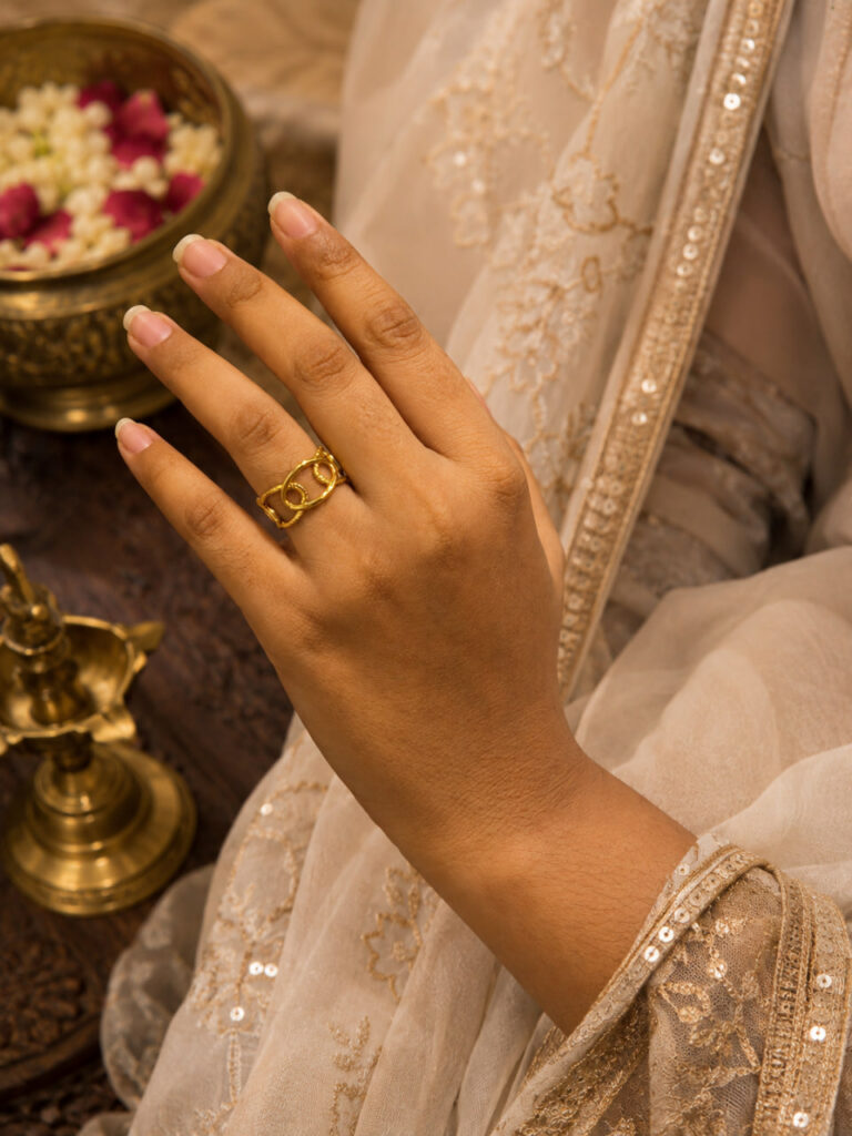 Anti Tarnish Rings Festival Luxury Ring for Modern Women