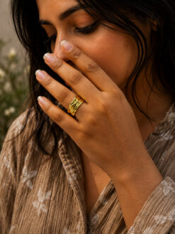 Anti Tarnish Rings Contemporary Fashion Open Ring with Stylish