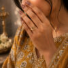Anti Tarnish Rings Minimalist Gold Plated Band Ring for Ladies