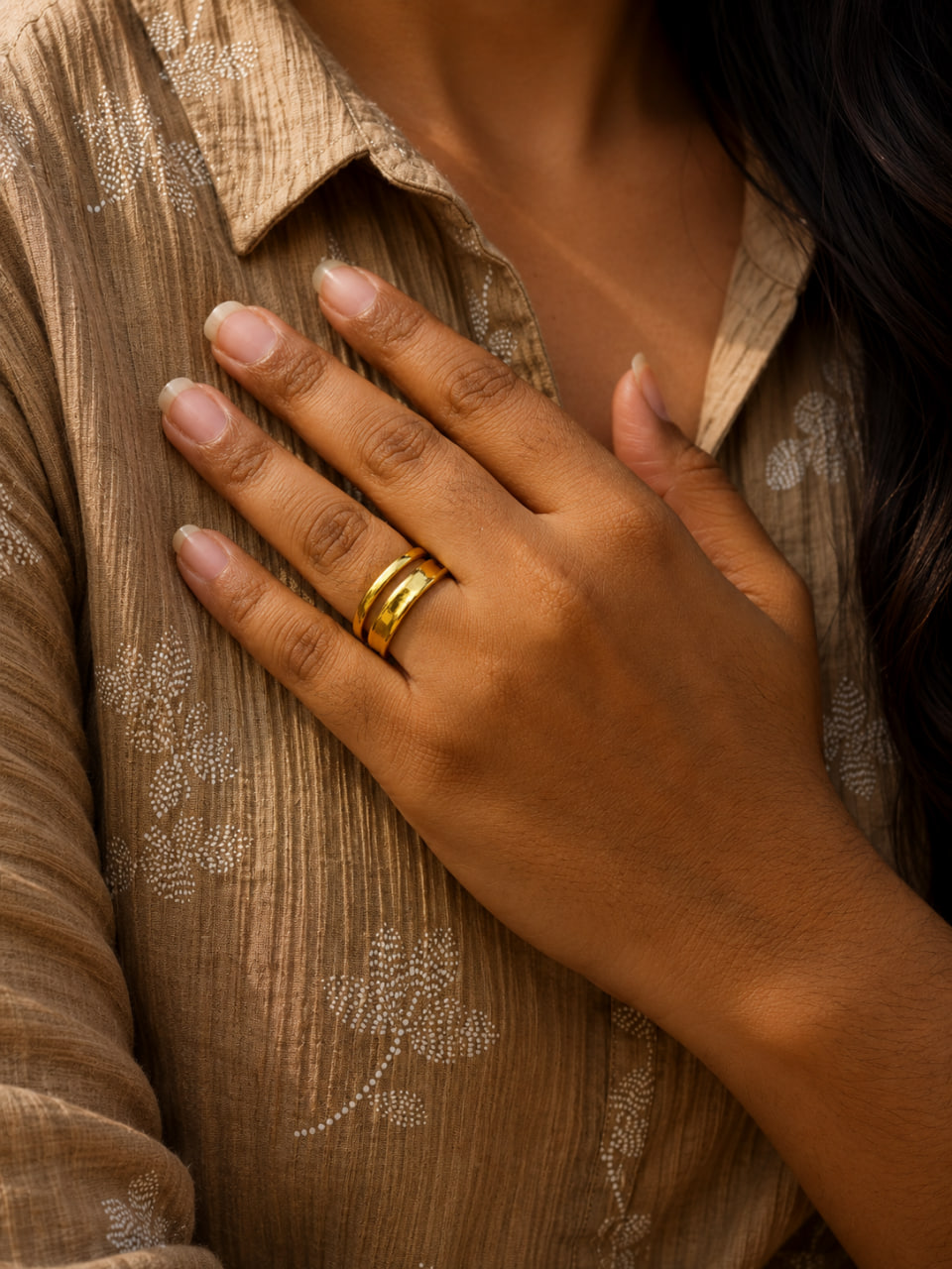 Anti Tarnish Rings Royal Looking Fashion Open Ring with Stylish 1 Anti Tarnish Rings Royal Looking Fashion Open Ring with Stylish