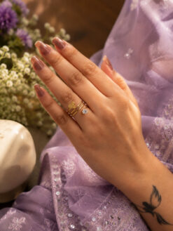 Anti Tarnish Rings Designer Luxury Ring for Festival