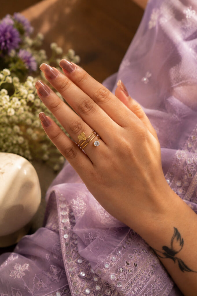 Anti Tarnish Rings Designer Luxury Ring for Festival