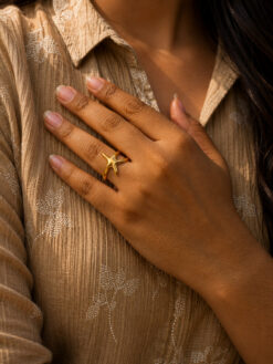 Anti Tarnish Rings Stylish Open Ring for Office Women