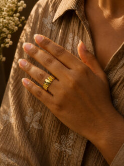 Anti Tarnish Rings Royal Looking Open Ring for Traditional Wear