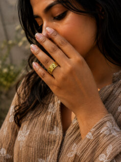 Anti Tarnish Rings Stylish Royal Looking Open Ring