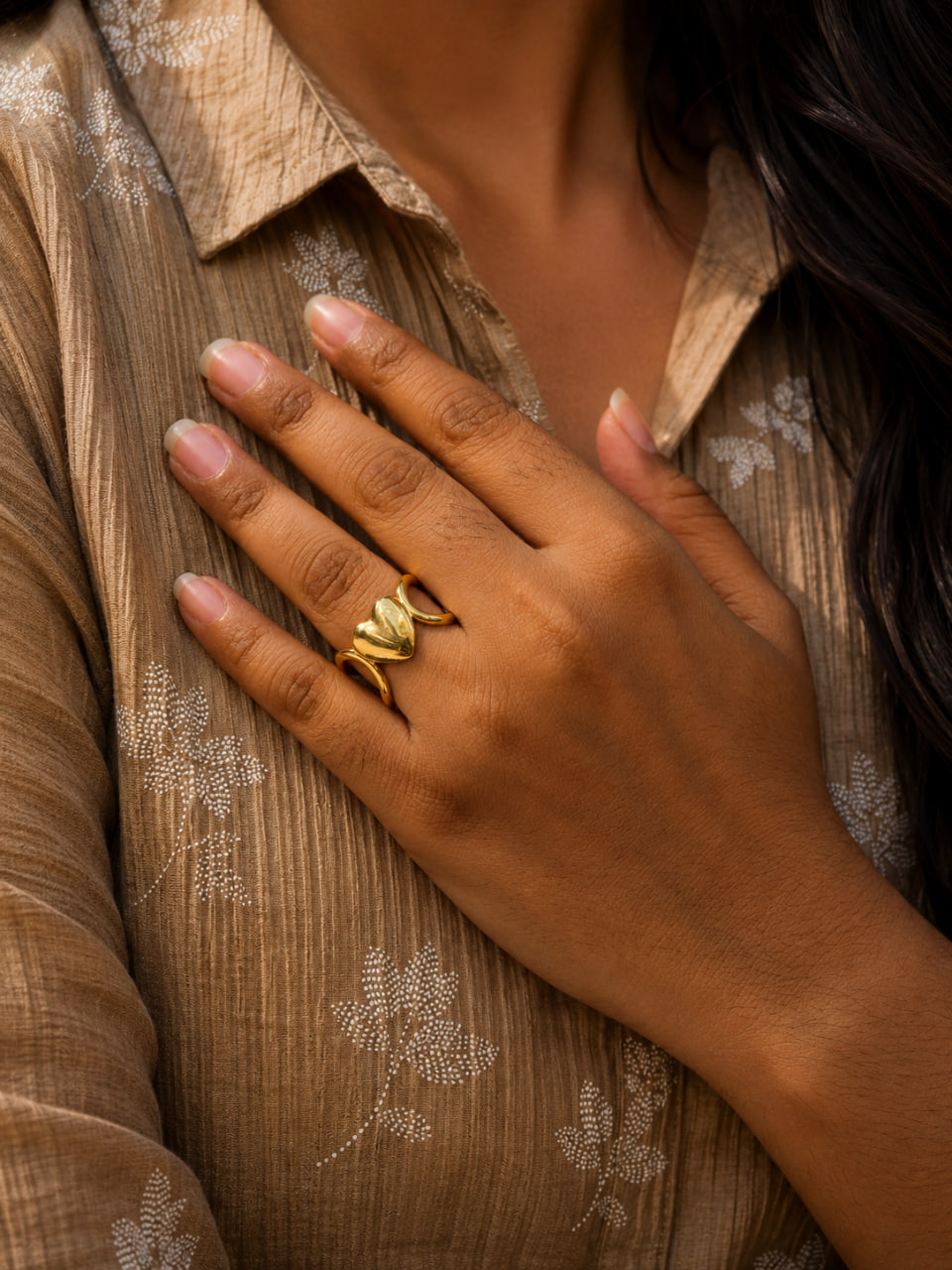 Anti Tarnish Rings Traditional Wear Open Ring for Office Women 1 Anti Tarnish Rings Traditional Wear Open Ring for Office Women