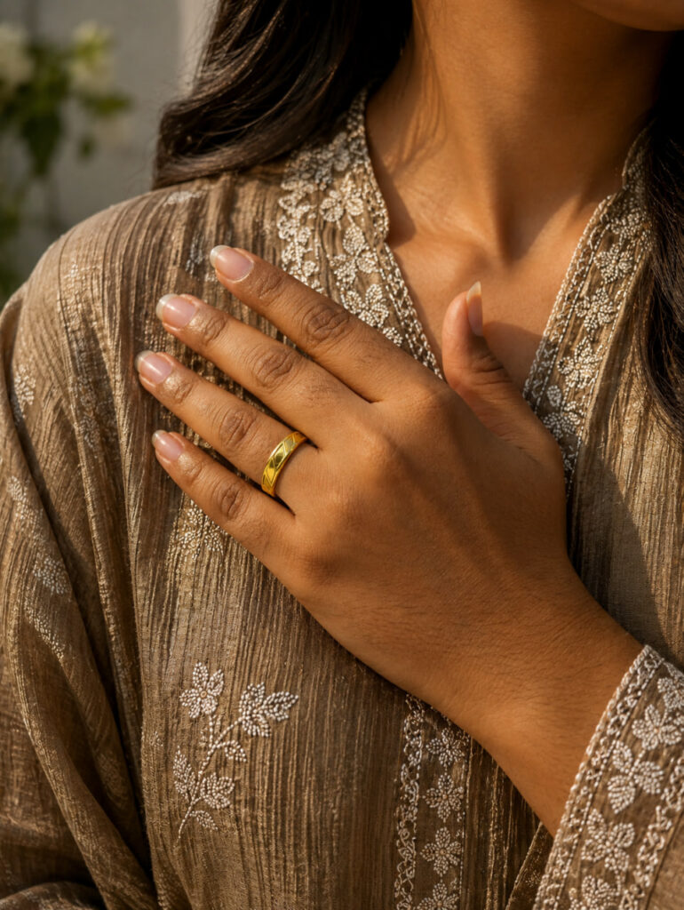 Anti Tarnish Rings Timeless Royal Looking Finger Ring