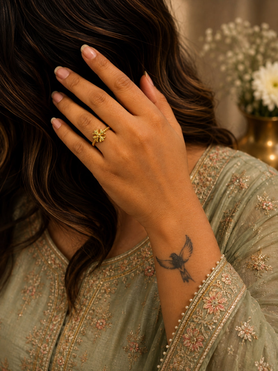 Anti Tarnish Rings Gold Plated Elegant Anniversary Ring 1 Anti Tarnish Rings Gold Plated Elegant Anniversary Ring