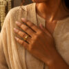 Anti Tarnish Rings Stylish Band Ring for Ladies 2 photo 6 2026 08 02 11 48 41