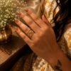 Anti Tarnish Rings Elegant Finger Ring for Birthday
