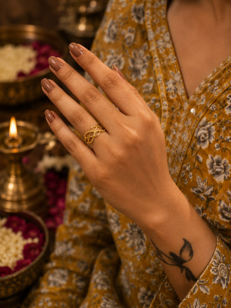 Anti Tarnish Rings Elegant Fashion Finger Ring with Timeless