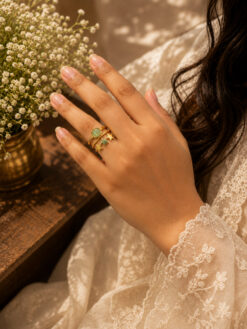 Anti Tarnish Rings Anniversary Elegant Ring for Girls