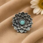 Vintage Flower Ring – Gorgeous Elegant Statement Jewelry for Women - "MInt"