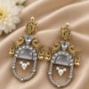 Two Tone Peacock Earring – Exquisite Elegant Traditional Jewelry for Women 18 Two Tone Peacock Earring Elegant Traditional Brass Jewelry for Women