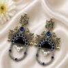 Two Tone Peacock Earring – Exquisite Elegant Traditional Jewelry for Women 16 Two Tone Peacock Earring Elegant Traditional Brass Jewelry for Women