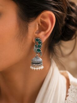 Designer Bird Earring Elegant Bird Inspired Brass Jewelry for Women