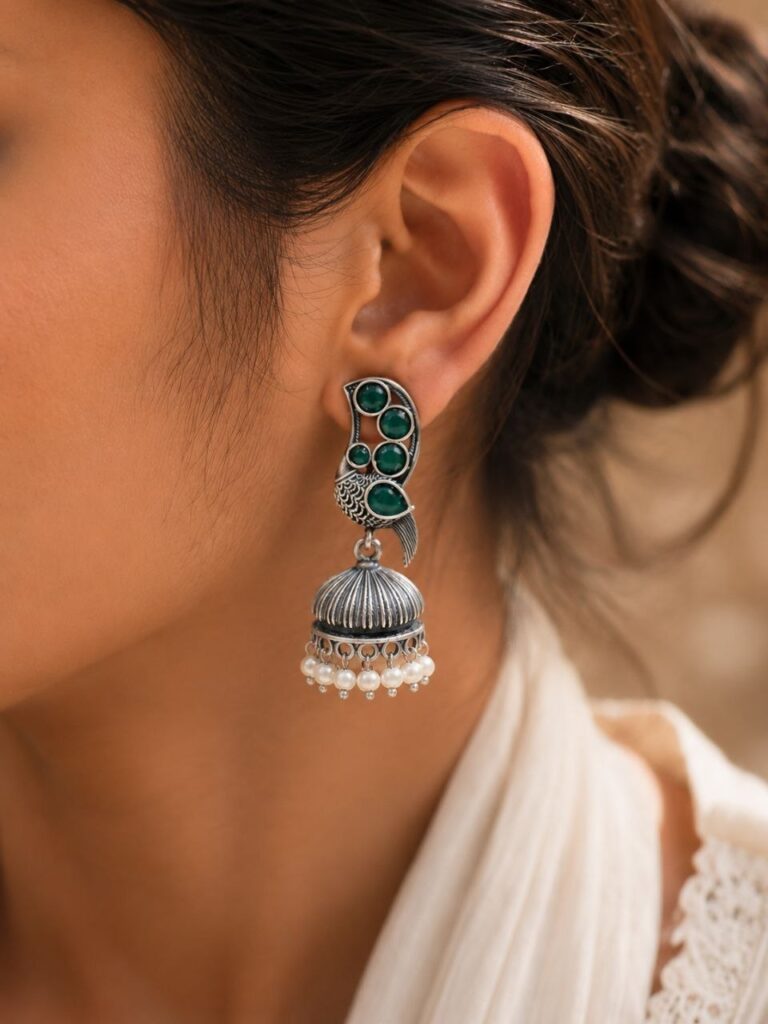 Designer Bird Earring – Gorgeous Elegant Statement Jewelry for Women
