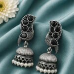 Designer Bird Earring – Gorgeous Elegant Statement Jewelry for Women - "Black"