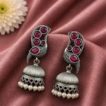 Designer Bird Earring – Gorgeous Elegant Statement Jewelry for Women - "Red"
