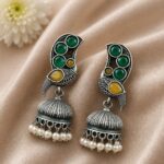 Designer Bird Earring – Gorgeous Elegant Statement Jewelry for Women - "Yellow-Green"