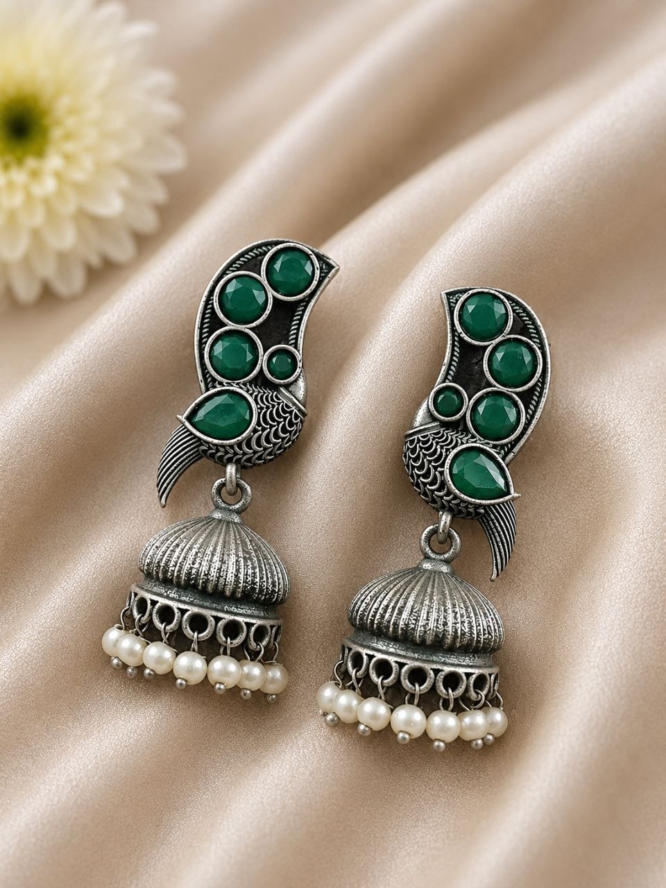 Designer Bird Earring – Gorgeous Elegant Statement Jewelry for Women 3 Designer Bird Earring Elegant Bird Inspired Brass Jewelry for Women