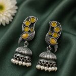 Designer Bird Earring – Gorgeous Elegant Statement Jewelry for Women - "Yellow"