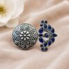 Oxidized Floral Ring – Gorgeous Traditional Jewelry for Elegant Style 14 Oxidized Floral Ring Elegant Traditional Flower Design Brass Jewelry
