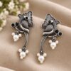 Oxidized Unique Bird Earring traditional brass jewelry premium polish stylish bird design earrings