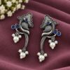 Oxidized Unique Bird Earring traditional brass jewelry premium polish stylish bird design earrings
